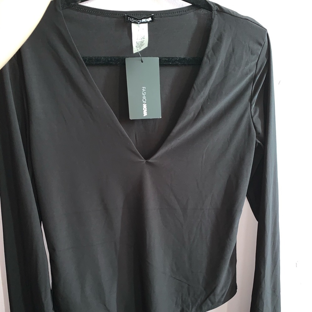 Fashion Nova black bodysuit